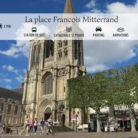 Charme & Vue Imprenable - Face Au Jardin De L'eveche Apartman *