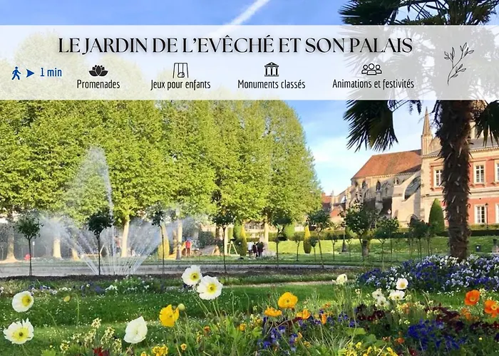 Apartman Charme & Vue Imprenable - Face Au Jardin De L'eveche *